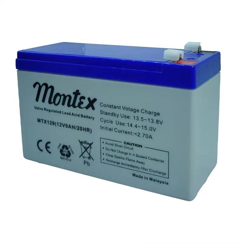 باتری سیلد اسید 12 ولت 9 آمپر مونتکس (12v-9A montex) باتری سیلد اسید 12 ولت 9 آمپر مونتکس (12v-9A montex)